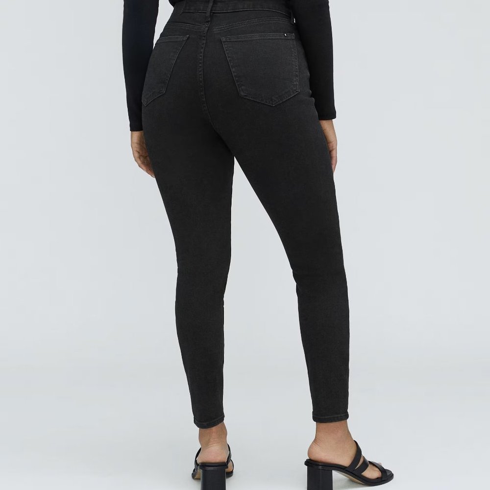 Everlane Women's Curvy Way High Skinny Jeans - Black